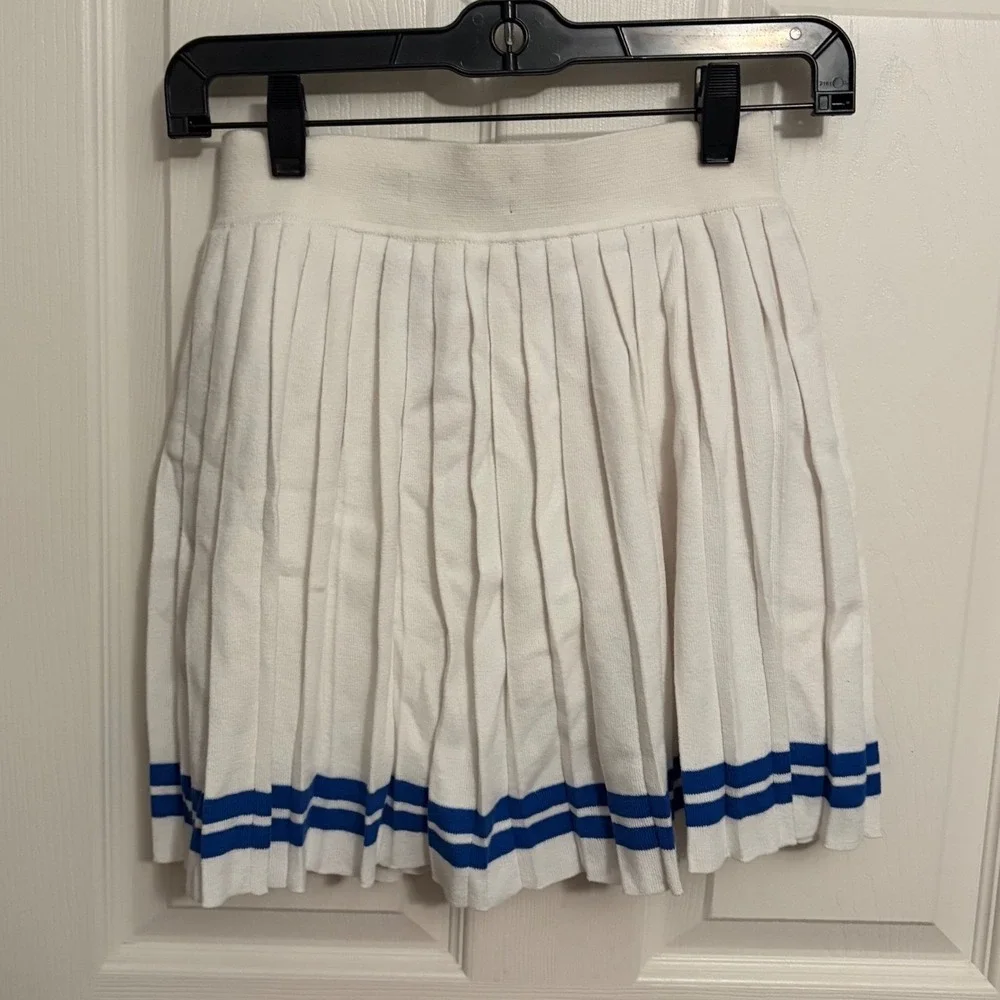 NEW RLX Ralph‎ Lauren | Pleated Cricket Skort White Blue Sz XS